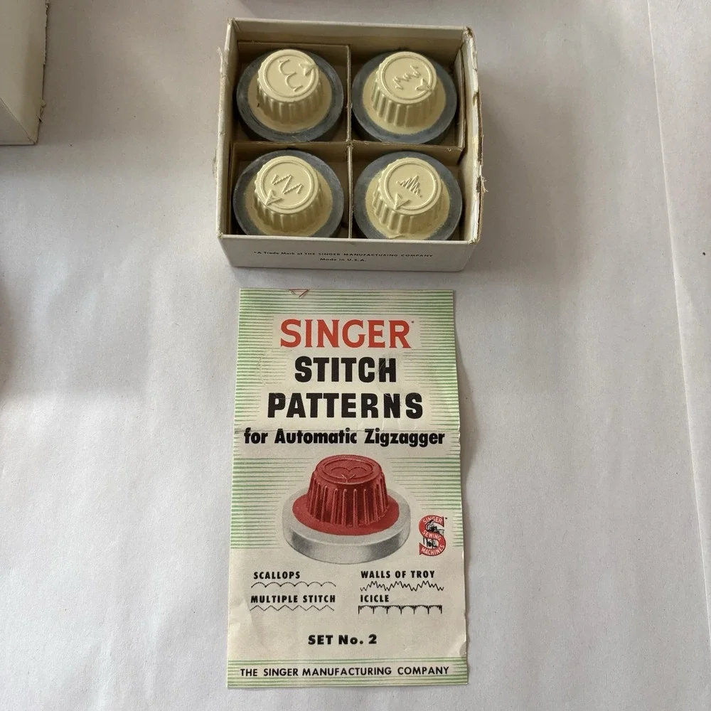 Singer Stitch Patterns For Auto Zigzagger Set # 2 Instruction Booklet